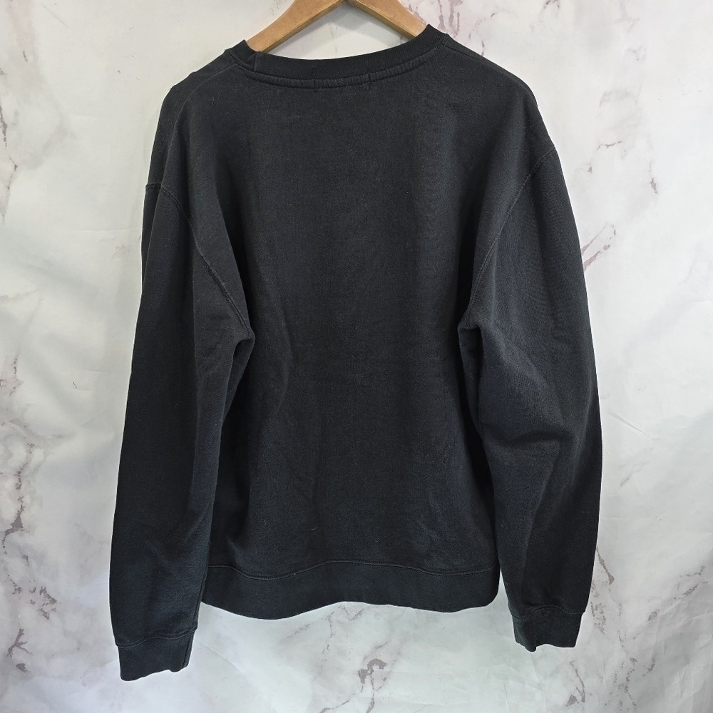 Daylight Curfew Rick & Morty Sweatshirt Mens Large Black Crew Adult Swim - Picture 5 of 12